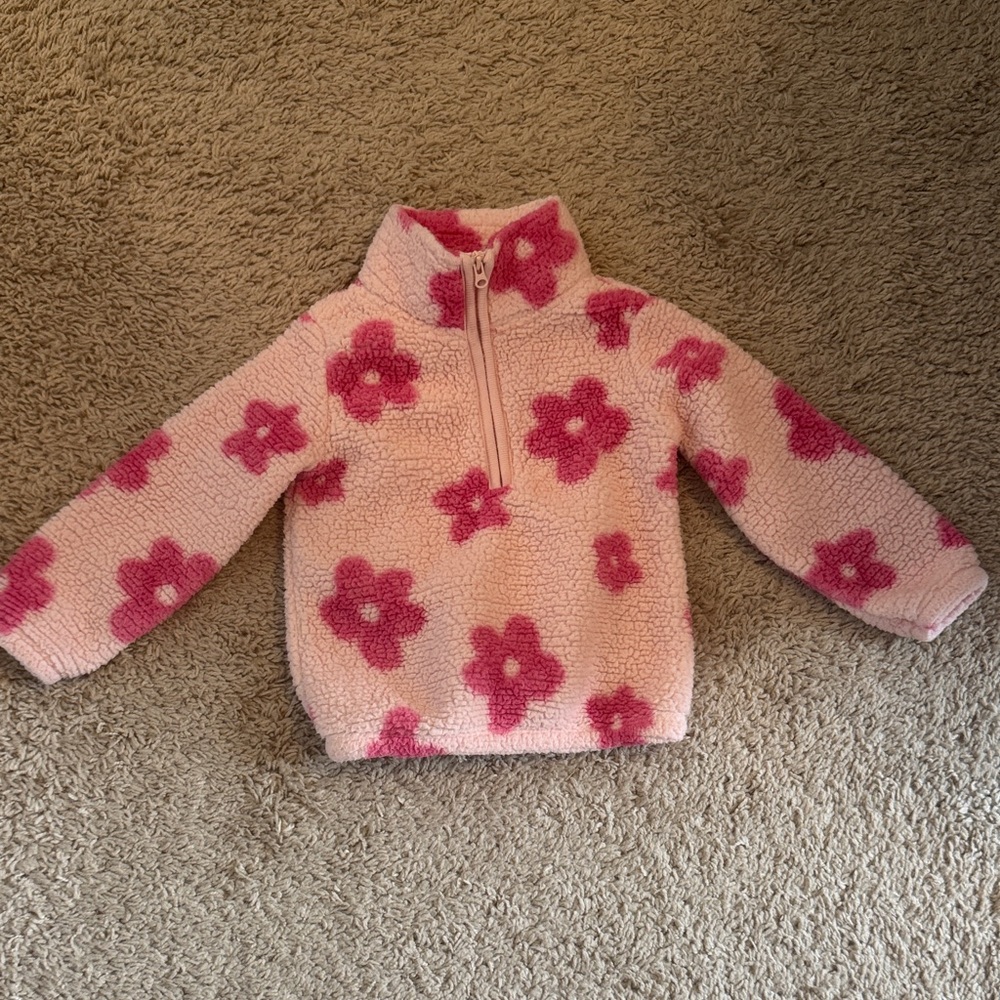 ***6 for $20***Carter's Pink Floral Fleece Jacket